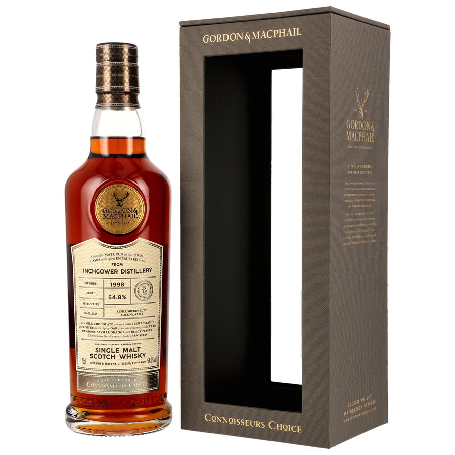 Inchgower 1998/2025 G&M CC CS Refill Sherry Butt #11274